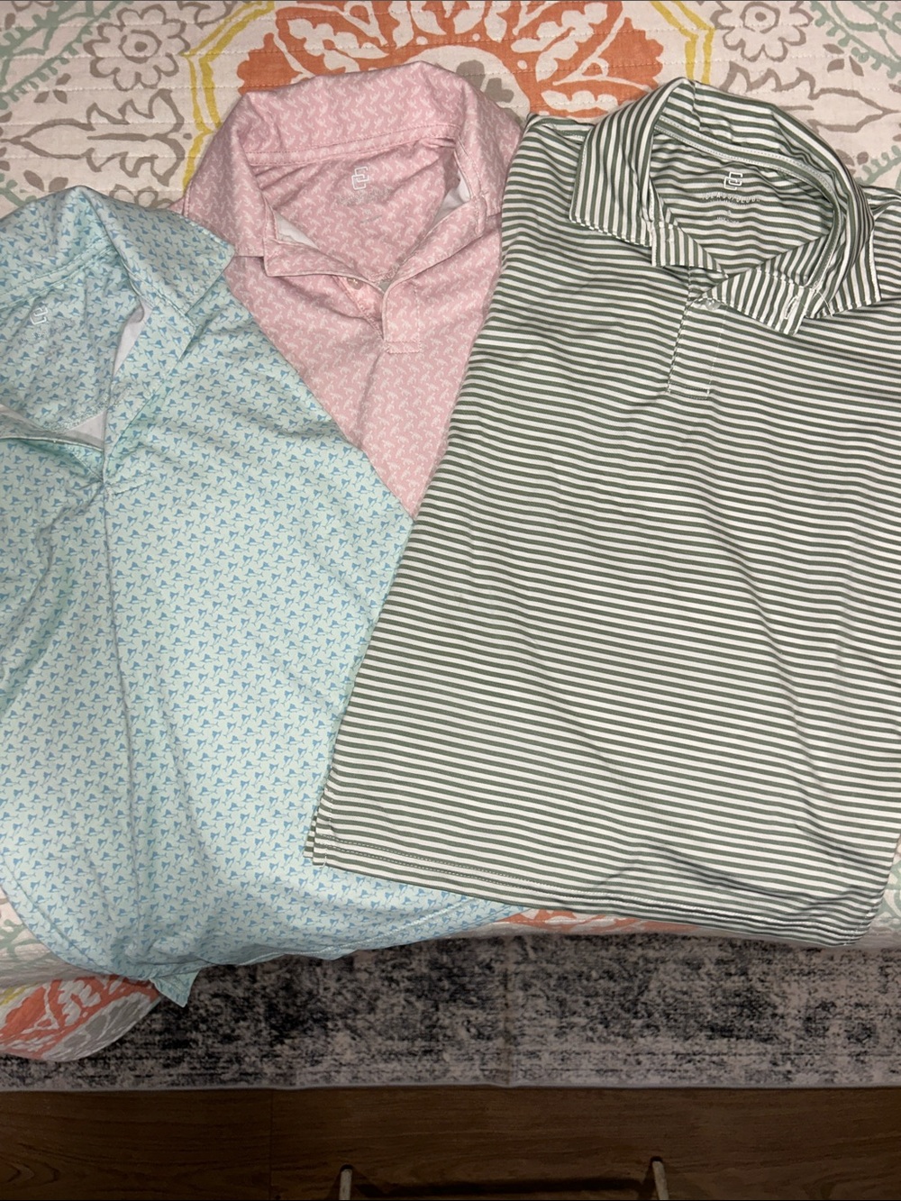 Set of 3 boys class club polo shirts size 8